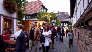 Weinfest  Gleiszellen Winzergasse Süedwestdeutschland 2010 Teil 4/4