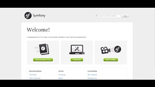 Symfony 2.6 Tutorial 1 - Installation
