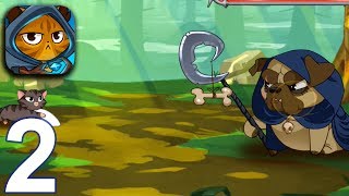 CASTLE CATS Gameplay Part 2 - Angry Pug (iOS Android)