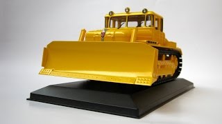 Трактор ДЭТ-250 (Hachette) с самодельным отвалом