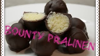 Bounty selber machen, mein Kokos Pralinen Geheimrezept für Kinder