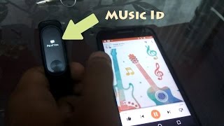 Mi Band 2 Music Control with Music title on its display