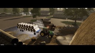 farming simulator19 ;7; продажа тюков