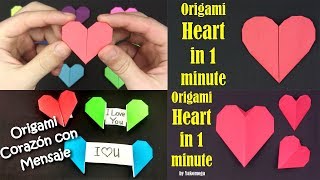 ТОП 4 Сердца оригами - Как сделать из бумаги оригами сердце ВАЛЕНТИНКА
