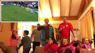 Reacciones de hinchas Chilenos 2016  Copa América Centenario