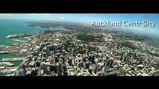 Русские в Новый Зеландии. Город Окленд с высоты птичьего полета!  (New Zealand, Auckland)