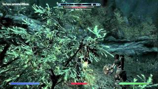 Skyrim Dark Elf Mage Owning with Fire Magic!