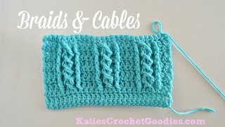 Braided Cable Crochet Stitch