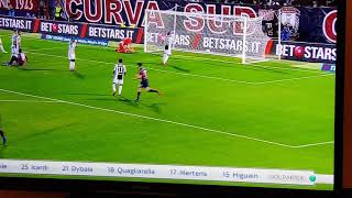 Simy come Ronaldo rovesciata Crotone Juve 1 1 bestemmie dagli studi