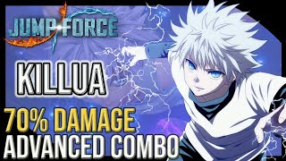 Killua 70% Advanced Combo | Jump Force