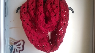 Шарф-восьмерка крючком / How  crochet a scarf