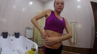 Как самой себе сделать антицеллюлитный  массаж живота