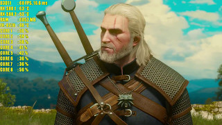 Crossfire RX 580 Witcher 3 Ultra Capped 60fps With Frame Time Display 1080p #PGNETWORK