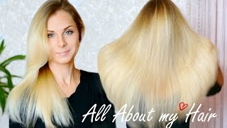 Как отрастить ДЛИННЫЕ густые ВОЛОСЫ | Уход и окрашивание | ALL About My Hair