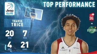 Travis Trice (20 points) Highlights vs. Nanterre