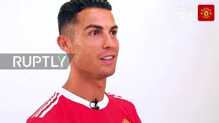 Cristiano Ronaldo "so happy to be back home" after Man United return