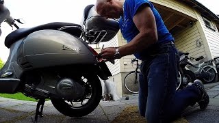 Motorcycle/scooter strobe/flashing brake light + emergency indicators