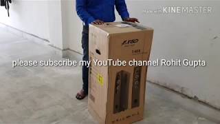 F&d tower speakers unboxing Hindi review only Rs 8199