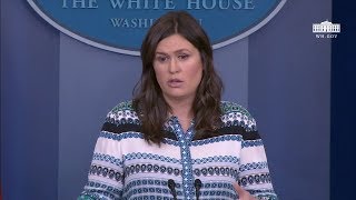 5/1/2018: White House Press Briefing