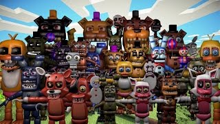 Minecraft | Five Nights at Freddy's World Mod Showcase! (FNAF WORLD ROLEPLAY MOD)