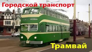 Развивающее видео мультик про ТРАМВАЙ. Транспорт для детей. ДЕТОПЕДИЯ выпуск 1 обучающий