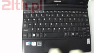 How to replace keyboard in laptop Toshiba NB500, remove or replacement keyboard