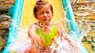 Германия #2 Аквапарк где были НАСТЯ МАКС и КАТЯ Tropical Islands Горки Бассейн Детская площадка