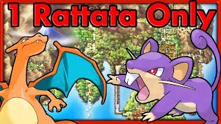 Can I Beat Pokemon Red / Blue With Only One Rattata? ?  Pokemon Challenges