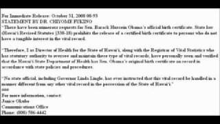 Hawaii Officials Lie For Obama
