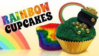 Rainbow Cupcakes and Decorating Ideas