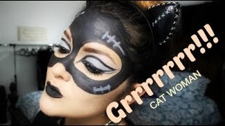 CAT WOMAN MAKEUP / GATUBELA/HALLOWEEN MAKEUP