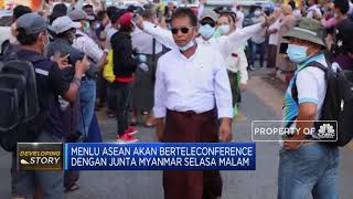 ASEAN Minta Junta Myanmar Hentikan Kekerasan