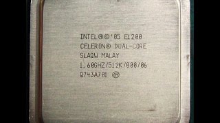 Как я процессор разгонял. Intel Celeron E1200 с частоты 1.6 GHz до 2.4, 2.8 GHz