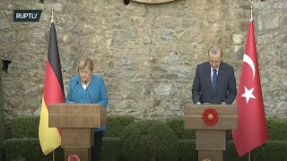 LIVE: Merkel and Erdogan hold joint press conference following Istanbul meeting