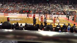 NBL開幕戦!l 千葉ジェッツvsアイシン三河 第1ピリオド