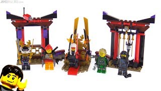 LEGO Ninjago Throne Room Showdown review! 70651