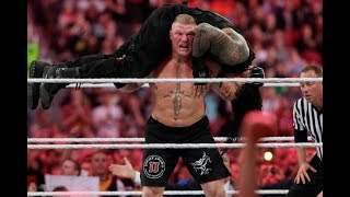 BROCK LESNAR VS ROMAN REIGNS 2017