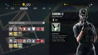 Rainbow Six Siege Unlocking Caveira!