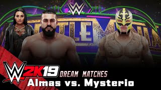 WWE 2K19: EPIC MATCH Andrade Almas vs Rey Mysterio