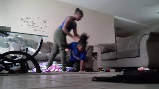 Farting in her face prank