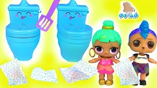 #POOPAROOS Сюрпризы в Туалетной Бумаге! Мультик Куклы Лол Мальчики! Приключения в Туалете