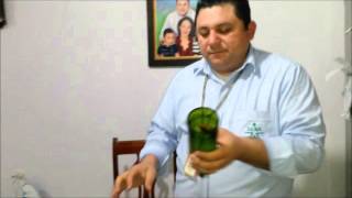 LAMPARAS DE BOTELLA DE VIDRIO