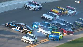 NASCAR Cup Series 2020. Busch Clash Daytona. Restart Pile Up