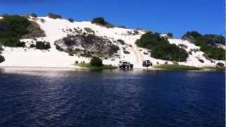 Idiots four wheel driving on the banks of the moore river PART 2 of 3