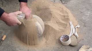 Самодельная гиря своими руками/Homemade kettlebell/Primitive technology