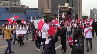Peru: Protesters denounce Pres Castillo's new govt in Lima