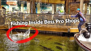 Caught a Bass Inside Bass Pro Shops Pyramid (Ft. Bill Dance)
