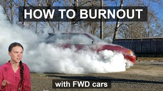 Így kell Burnout-olni (gumit füstölni) elsőkerekes autóval! - Suzuki Swift 1.3 (68hp)
