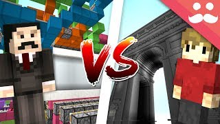 MINECRAFT REDSTONE VS BUILDING! (Mumbo VS Grian)