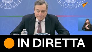 Covid-19, conferenza stampa del Presidente #Draghi